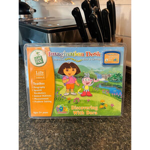 New LeapFrog Imagination Desk: Discovering with Dora Interactive Color-and-Learn